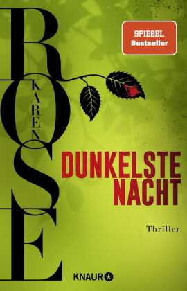 Buchcover mit grünem Hintergrund und dem Titel in Blutrot
