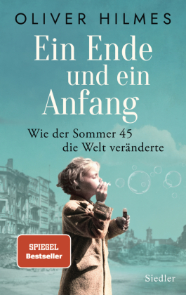 Buchcover mit einem Kind, das Seifenblasen bläst