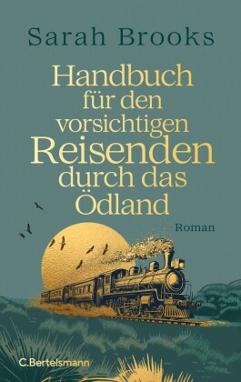 Buchcover mit der Zeichnung eines Zugs mit Dampflok