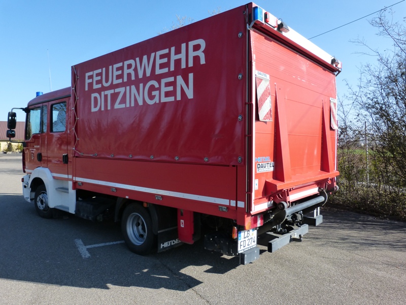 Stadt Ditzingen (Druckversion), Bilder Gerätewagen Transport / Heimerdingen