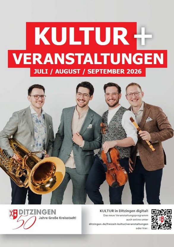 Titelseite Programmheft Juli/August/September