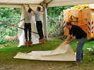 15. Juni 2009 Zeltabbau