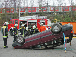 Arbeiten bei stabilisiertem Fahrzeug