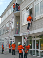 Abschlussübung bei der Grundausbildung 2011