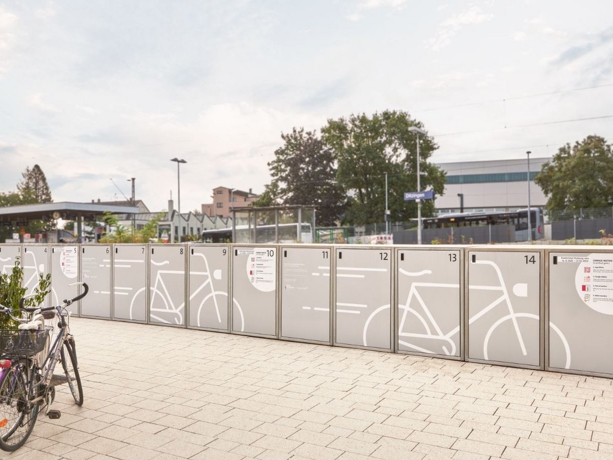 Fahrradgaragen der Firma PAUL WOLFF