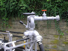 Wasserwerfer am Drehleiterkorb