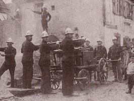 Brand Ritterstraße Schöckingen 1907