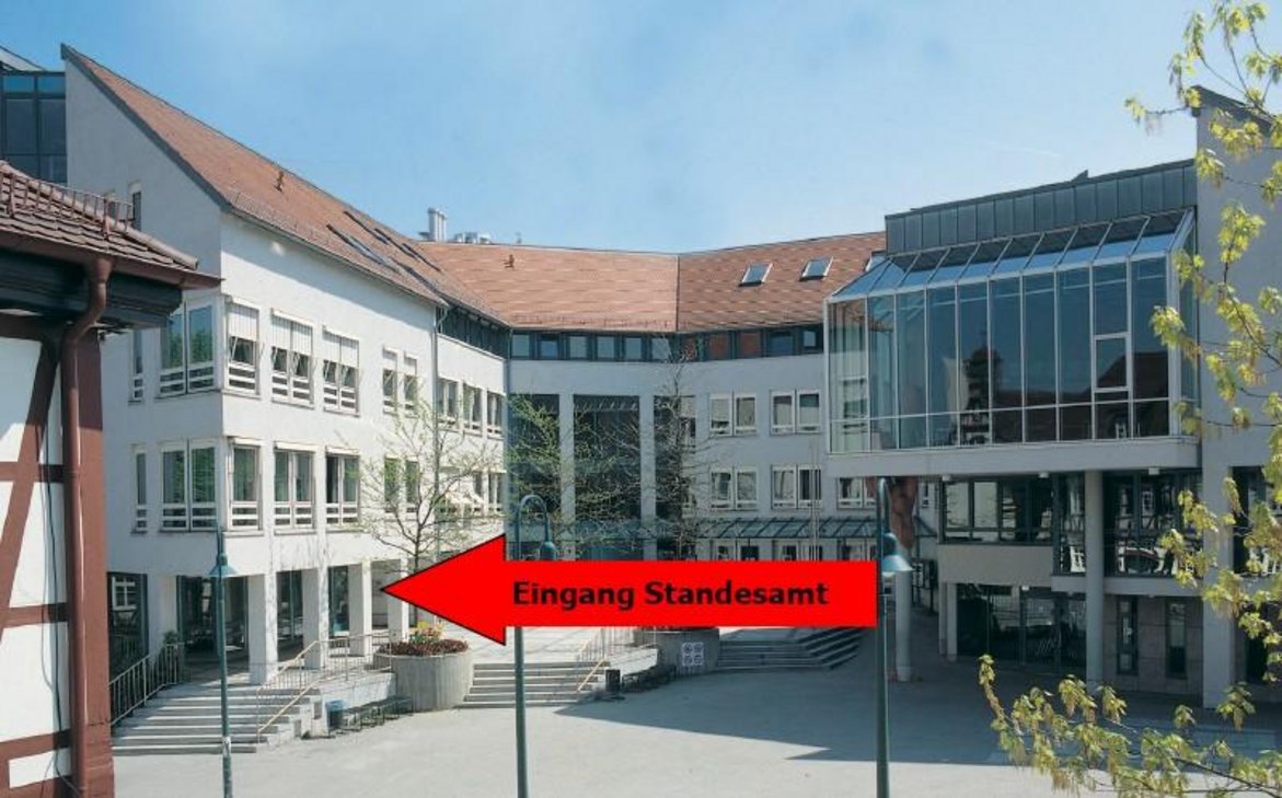 Eingang Standesamt