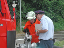 Ausbildung an der Fahrzeugpumpe