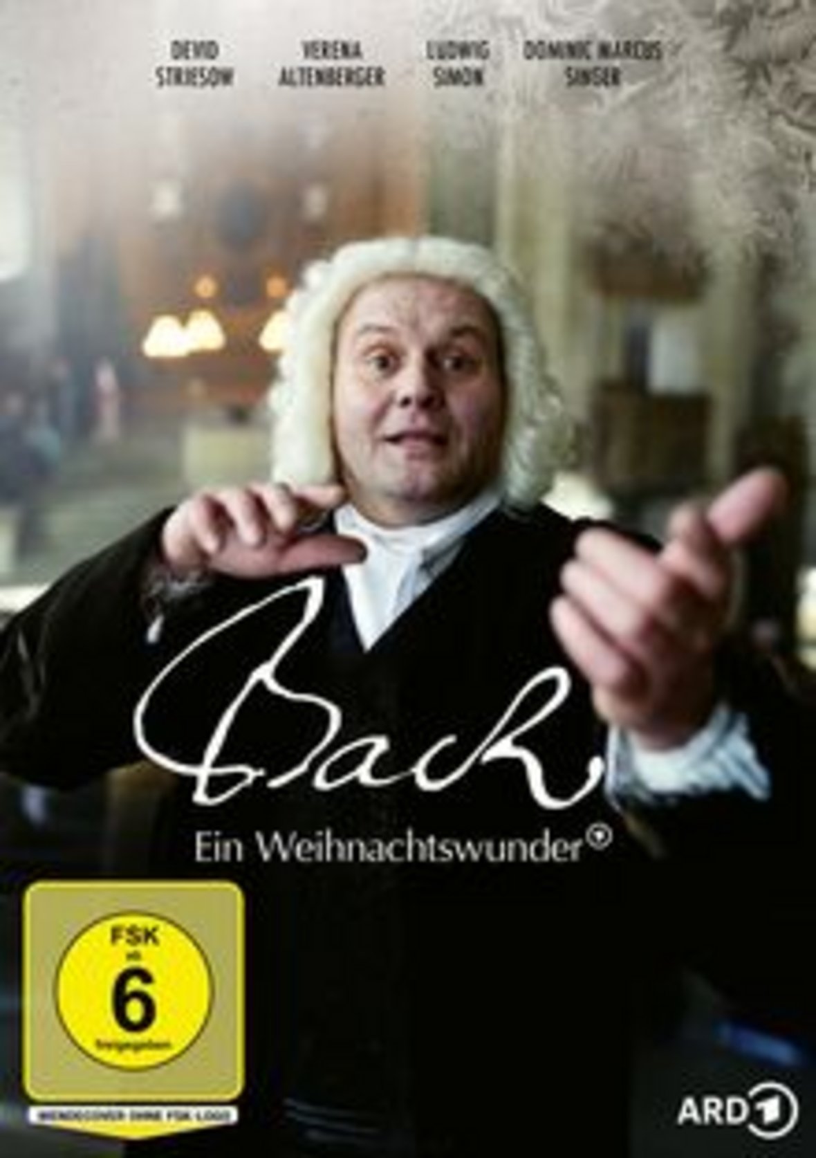 DVD-Cover: Devid Striesow als Johann Sebastian Bach
