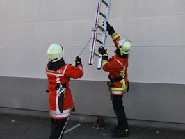 Abschlussübung bei der Truppführerausbildung 2012