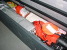 GWT Mannschaftsraum: 4x2m Handsprechfunkgeräte, 2 Warnkellen, Absperrband