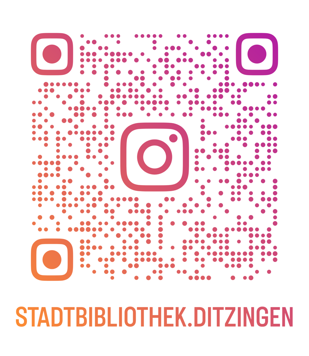 stadtbibliothek ditzingen qr code
