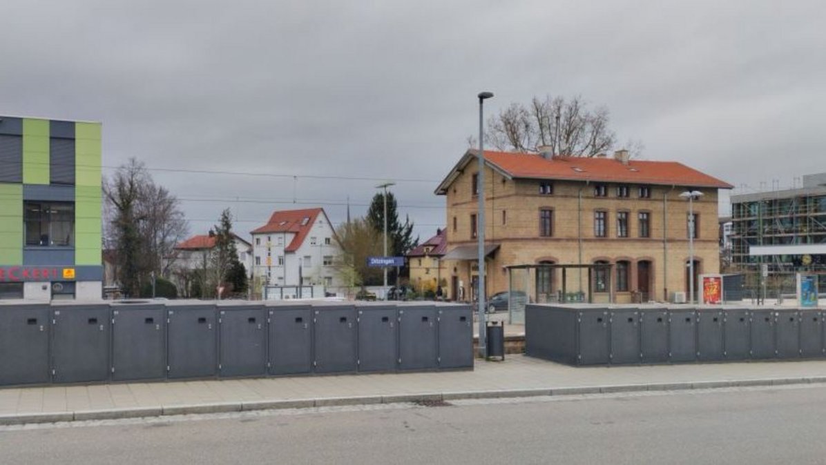 Fahrradboxen der Stadt Ditzingen