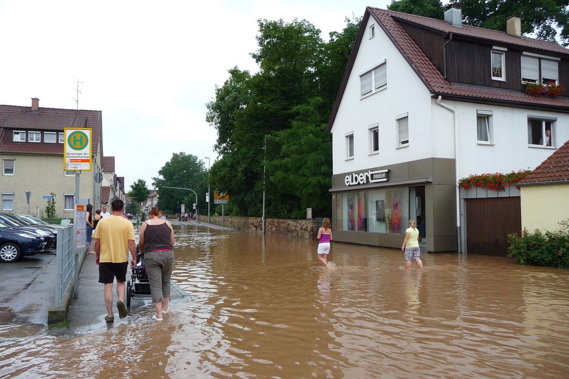 Hochwasser am 04.07.2010