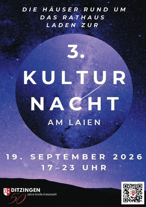 Titelseite Flyer zur Kulturnacht