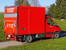 Heckansicht mit Ladebordwand