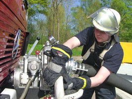 Maschinist für Löschfahrzeuge