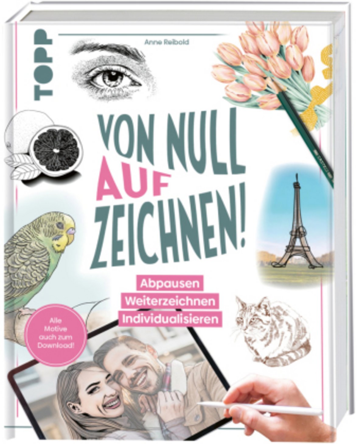 Buchcover mit Zeichen-Beispielen