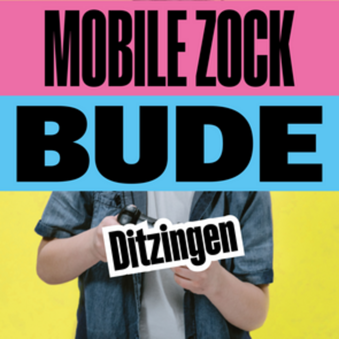 Schrift Mobile Zock Bude Ditzingen