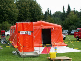 Dekontaminationsplatz (Foto: LFS Loy)