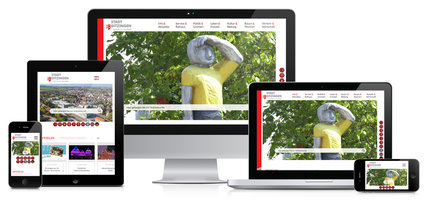 Responsive Web der Stadt Ditzingen