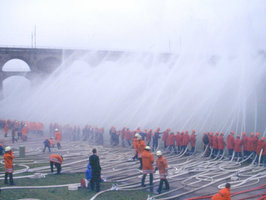 Jugendfeuerwehr beim Weltrekord 1999 Jugendfeuerwehr beim Weltrekord 1999
