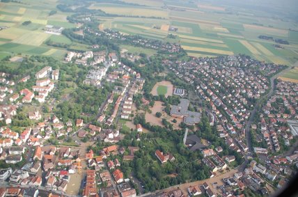 Hochwasser 04.07.2010 - Luftbild