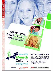 Plakat der Vitalmesse