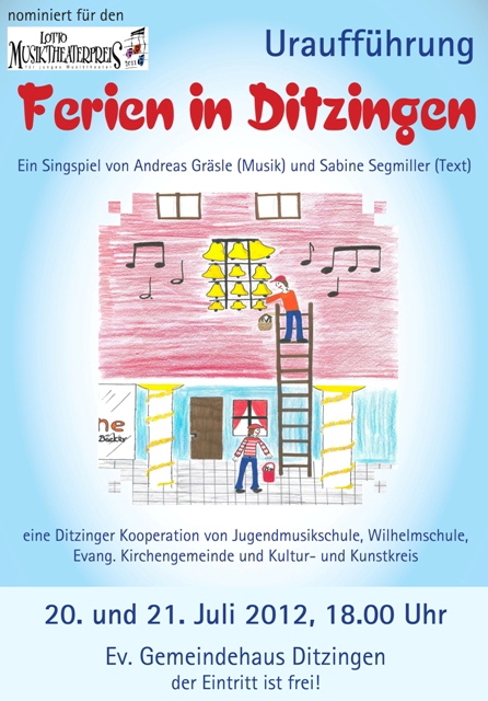 Ferien in Ditzingen Plakat