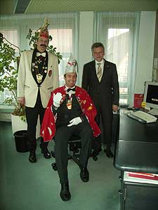 TITZO Prsident Dieter Eisenlffel, Prinz Andreas II von Black Forrest  und OB Makurath